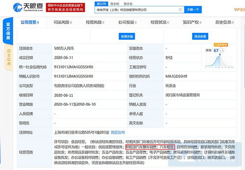 維維食品跨界布局 成立供應(yīng)鏈公司，涉足新能源汽車銷售與辦公平臺開發(fā)